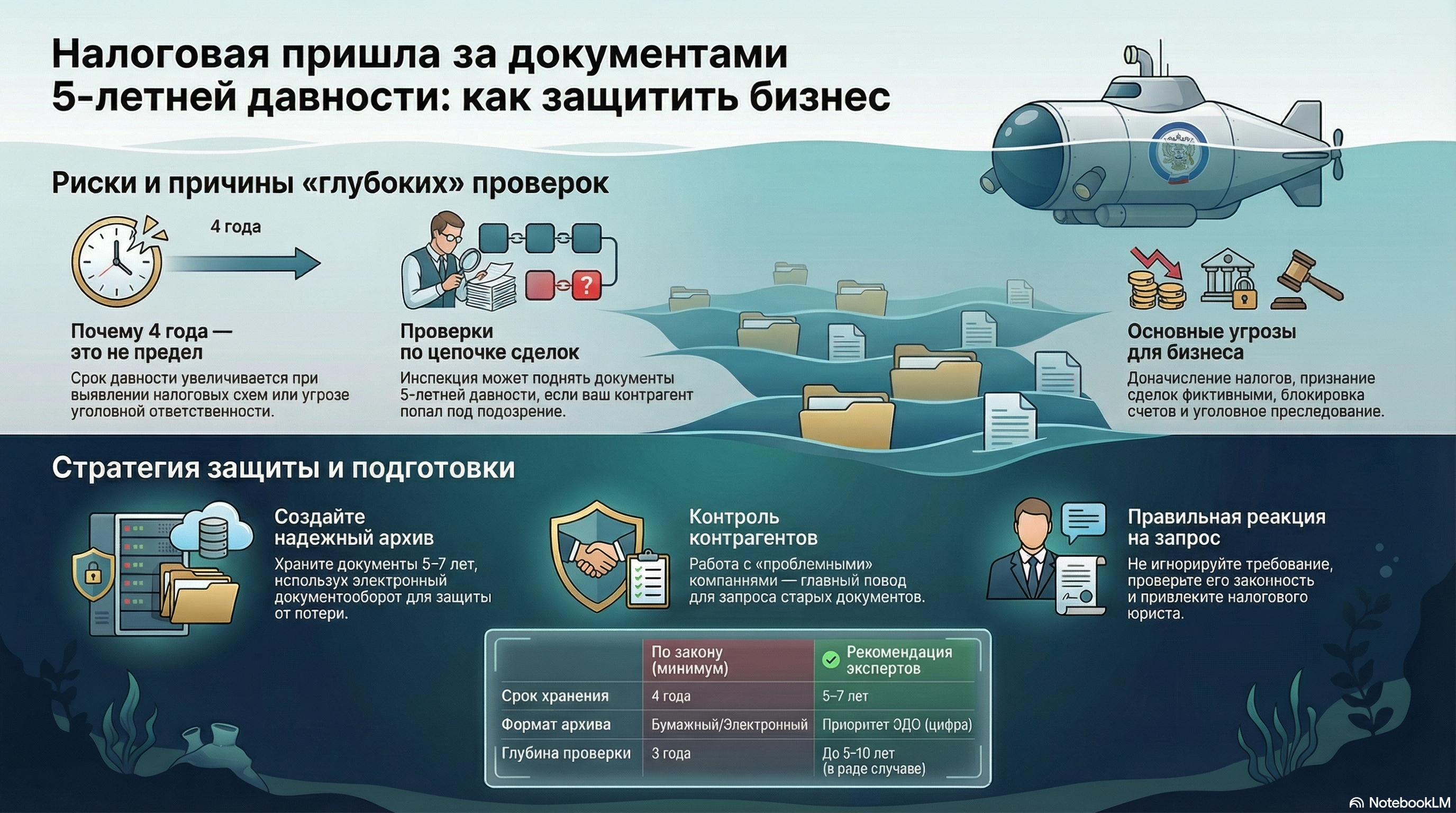 Налоговая пришла за документами 5-летней давности. Вы готовы?